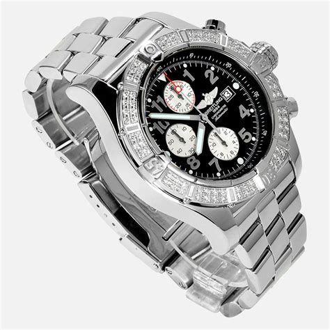 breitling a13370 list price|Breitling super avenger a13370 diamond.